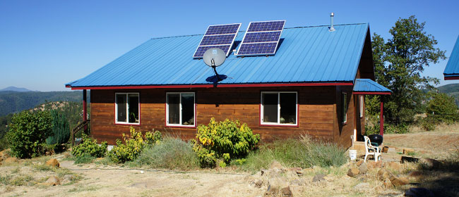 Off-Grid Straw Bale Home, Northern California